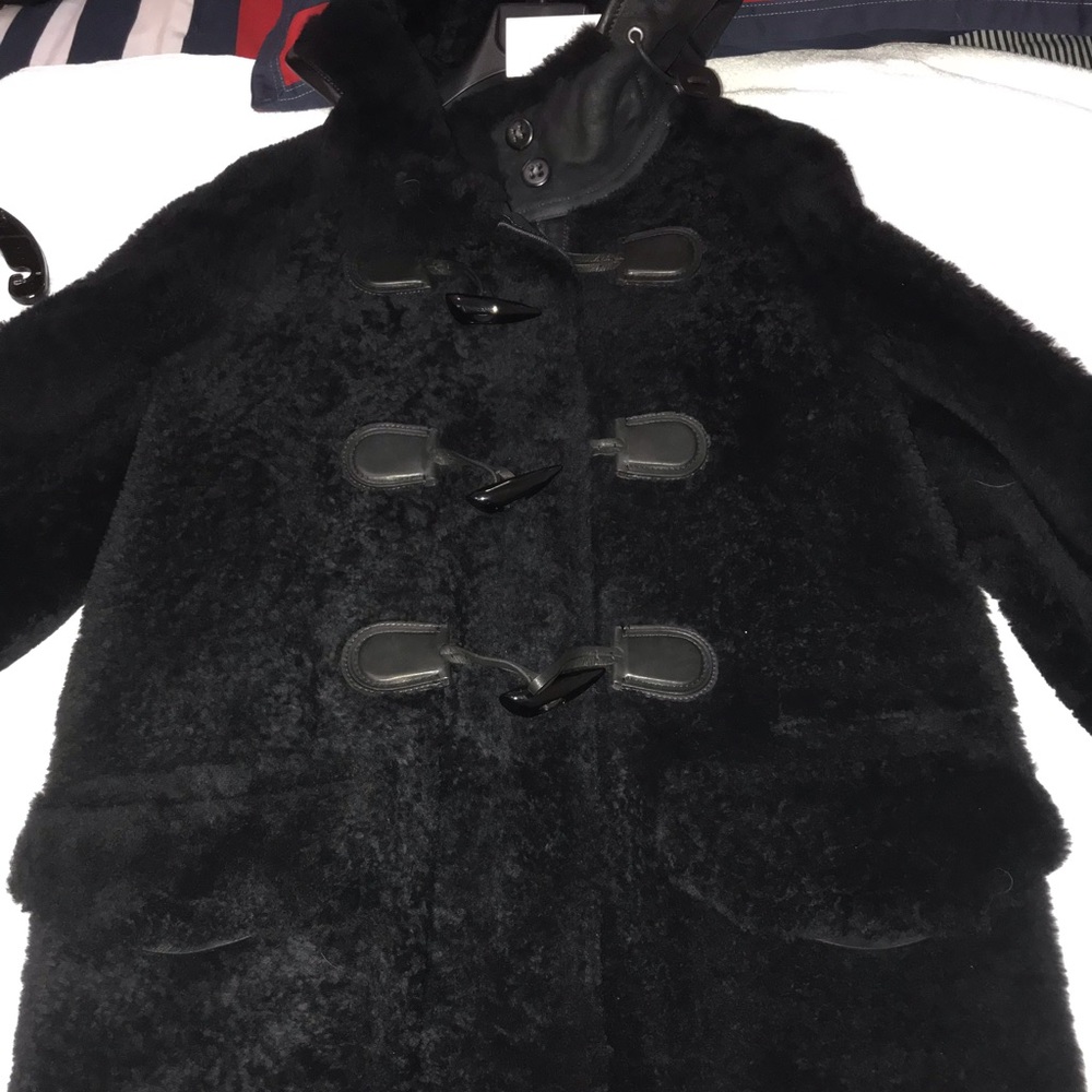 Dark blue warm coach jacket
